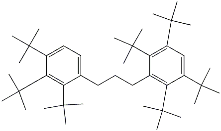 1-(2,3,5,6-Tetra-tert-butylphenyl)-3-(2,3,4-tri-tert-butylphenyl)propane