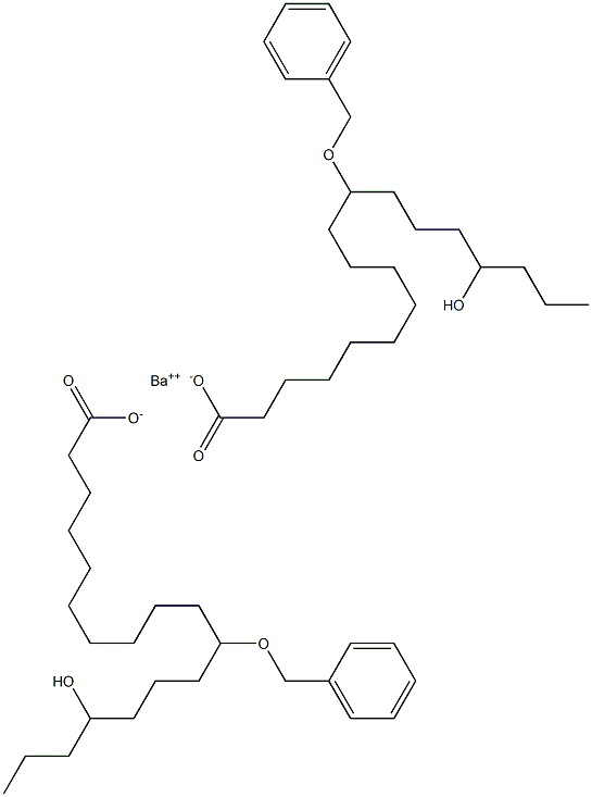 Bis(11-benzyloxy-15-hydroxystearic acid)barium salt