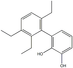 3-(2,3,6-Triethylphenyl)benzene-1,2-diol