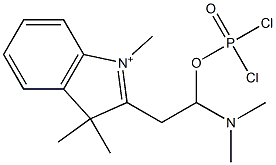 2-[2-(Dichlorophosphinyloxy)-2-(dimethylamino)ethyl]-1,3,3-trimethyl-3H-indolium