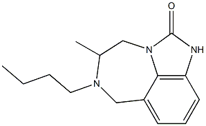 4,5,6,7-Tetrahydro-5-methyl-6-butylimidazo[4,5,1-jk][1,4]benzodiazepin-2(1H)-one