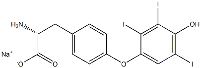 (R)-2-Amino-3-[4-(4-hydroxy-2,3,5-triiodophenoxy)phenyl]propanoic acid sodium salt