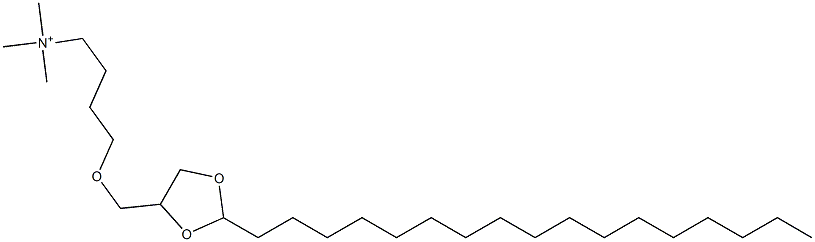 4-(2-Heptadecyl-1,3-dioxolan-4-ylmethoxy)-N,N,N-trimethylbutan-1-aminium