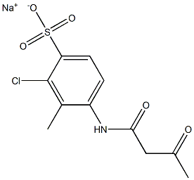 4-(Acetoacetylamino)-2-chloro-3-methylbenzenesulfonic acid sodium salt