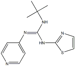 1-tert-Butyl-2-(4-pyridyl)-3-(2-thiazolyl)guanidine