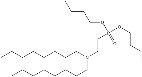 2-(Dioctylamino)ethylphosphonic acid dibutyl ester