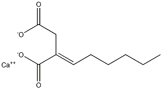 2-Hexylidenesuccinic acid calcium salt Structure