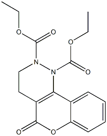 1,2,3,4-Tetrahydro-5-oxo-5H-[1]benzopyrano[4,3-c]pyridazine-1,2-dicarboxylic acid diethyl ester