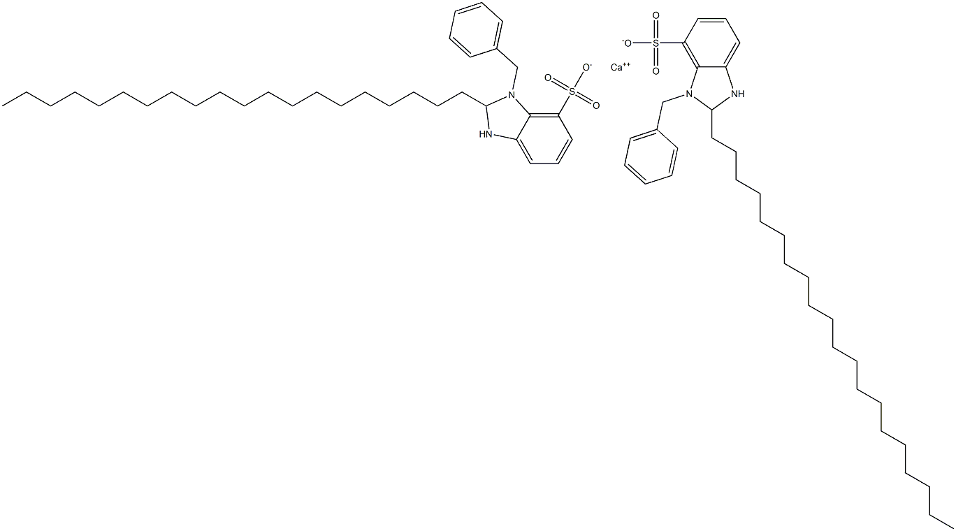 Bis(1-benzyl-2,3-dihydro-2-icosyl-1H-benzimidazole-7-sulfonic acid)calcium salt