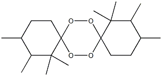 1,1,2,3,10,10,11,12-Octamethyl-7,8,15,16-tetraoxadispiro[5.2.5.2]hexadecane Structure