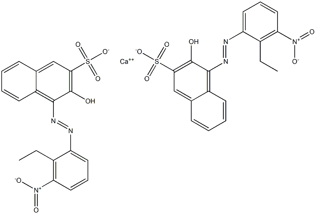 Bis[1-[(2-ethyl-3-nitrophenyl)azo]-2-hydroxy-3-naphthalenesulfonic acid]calcium salt