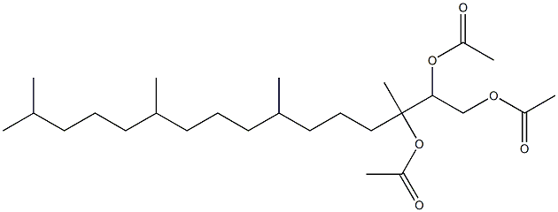 3,7,11,15-Tetramethylhexadecane-1,2,3-triol triacetate