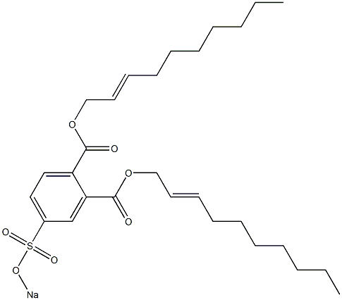 4-(Sodiosulfo)phthalic acid di(2-decenyl) ester