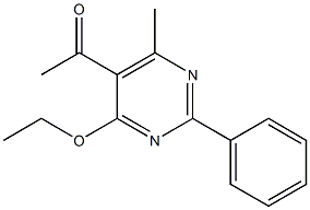 5-Acetyl-6-methyl-2-phenyl-4-ethoxypyrimidine