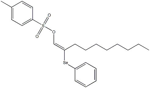 p-Toluenesulfonic acid (E)-2-(phenylseleno)-1-decenyl ester