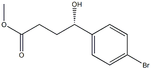 (S)-4-(p-Bromophenyl)-4-hydroxybutyric acid methyl ester Structure