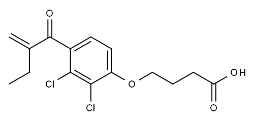 4-[2,3-Dichloro-4-(2-methylene-1-oxobutyl)phenoxy]butyric acid