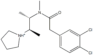 1-[(1R,2S)-2-[N-(3,4-Dichlorophenylacetyl)-N-methylamino]-1-methylpropyl]pyrrolidinium
