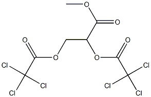 (+)-2-O,3-O-Bis(trichloroacetyl)-D-glyceric acid methyl ester