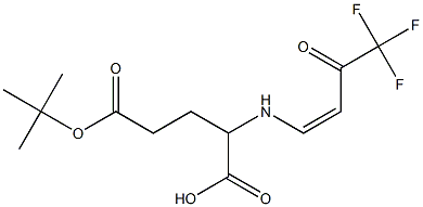 2-[[(Z)-4,4,4-Trifluoro-3-oxo-1-butenyl]amino]-4-(tert-butoxycarbonyl)butyric acid