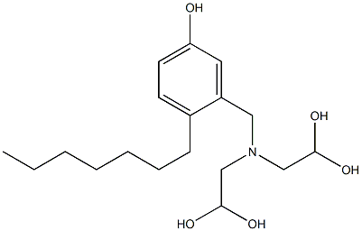 3-[Bis(2,2-dihydroxyethyl)aminomethyl]-4-heptylphenol