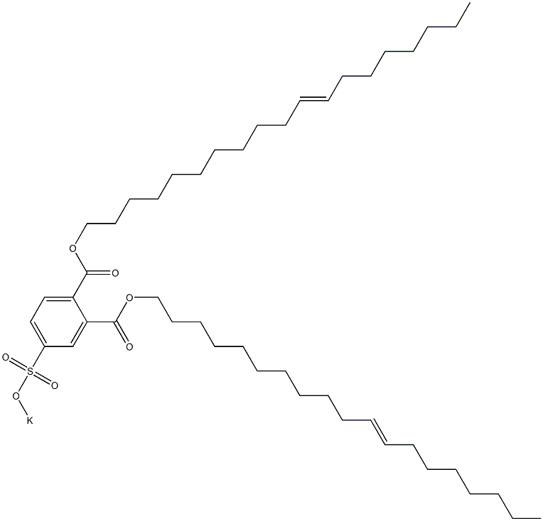 4-(Potassiosulfo)phthalic acid di(11-nonadecenyl) ester