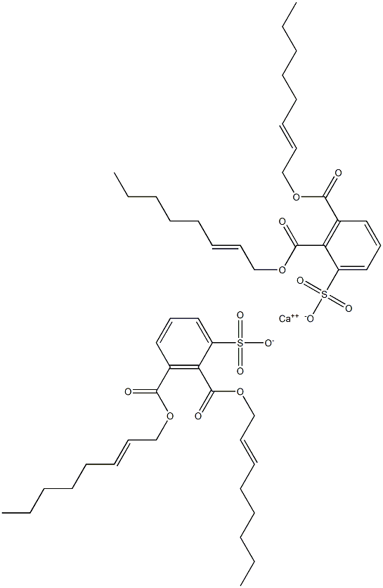 Bis[2,3-di(2-octenyloxycarbonyl)benzenesulfonic acid]calcium salt