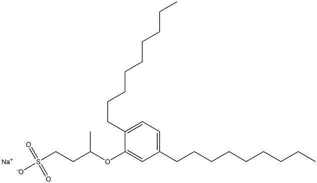 3-(2,5-Dinonylphenoxy)butane-1-sulfonic acid sodium salt