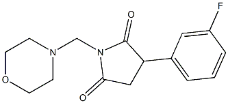2-(m-Fluorophenyl)-N-(morpholinomethyl)succinimide
