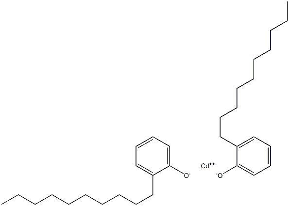 カドミウムビス(2-デシルフェノラート) 化学構造式