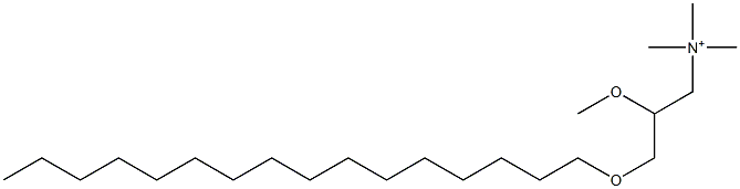 3-Hexadecyloxy-2-methoxy-N,N,N-trimethylpropan-1-aminium
