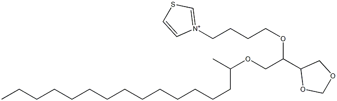 3-[4-(2-Hexadecyloxymethyl-1,3-dioxolan-4-ylmethoxy)butyl]thiazolium