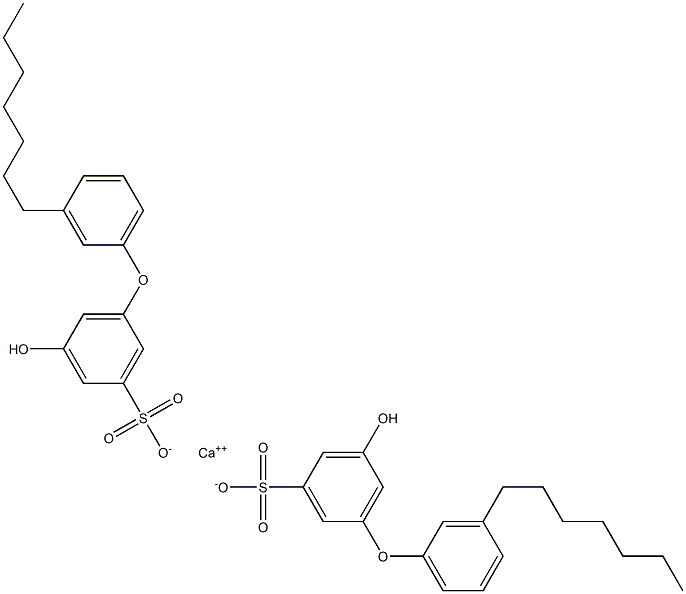 Bis(5-hydroxy-3'-heptyl[oxybisbenzene]-3-sulfonic acid)calcium salt