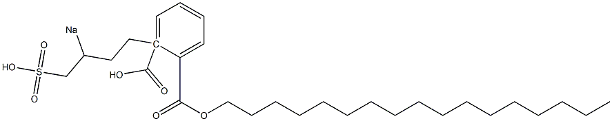 Phthalic acid 1-heptadecyl 2-(3-sodiosulfobutyl) ester