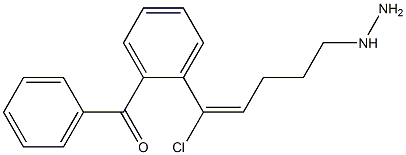 [R,(+)]-2-ベンゾイルアミノ-5-クロロ-N-フェニル-4-ペンテンアミド 化学構造式