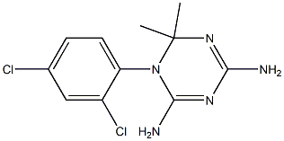 2,4-Diamino-6,6-dimethyl-5,6-dihydro-5-(2,4-dichlorophenyl)-1,3,5-triazine
