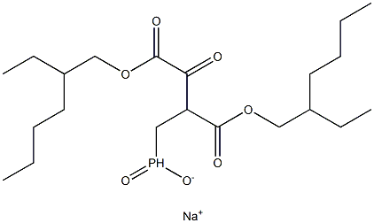 2,3-Bis(2-ethylhexyloxycarbonyl)-3-oxopropylphosphinic acid sodium salt