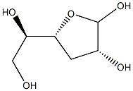 3-デオキシ-D-xylo-ヘキソフラノース 化学構造式