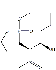 [(2S,3R)-2-Acetyl-3-hydroxyhexyl]phosphonic acid diethyl ester