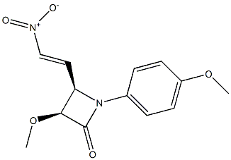 (3S,4R)-1-(p-Methoxyphenyl)-3-methoxy-4-(2-nitrovinyl)azetidin-2-one