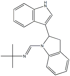 1-[(tert-Butylimino)methyl]-2-(1H-indol-3-yl)indoline