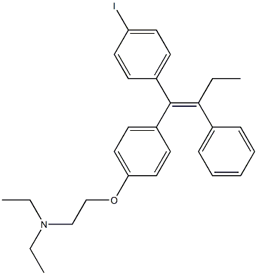 (E)-1-[4-(2-(Diethylamino)ethoxy)phenyl]-1-(4-iodophenyl)-2-phenyl-1-butene