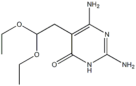 2,6-Diamino-3,4-dihydro-4-oxopyrimidine-5-acetaldehyde diethyl acetal