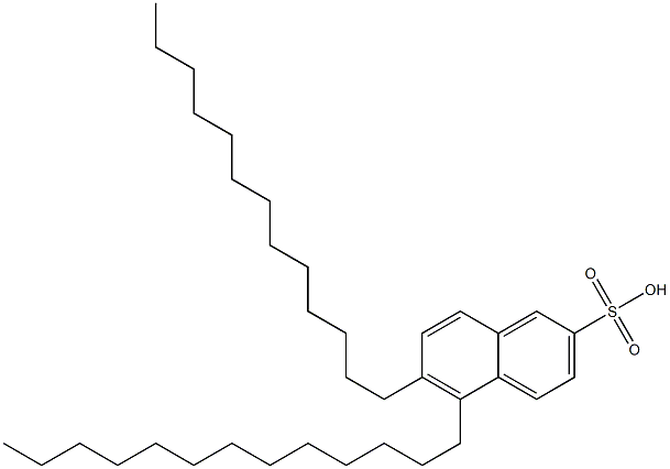 5,6-Ditridecyl-2-naphthalenesulfonic acid
