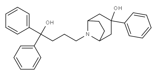 8-(4,4-Diphenyl-4-hydroxybutyl)-3-phenyl-8-azabicyclo[3.2.1]octan-3-ol
