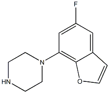5-Fluoro-7-(piperazin-1-yl)benzofuran|