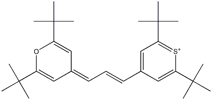 4-[3-(2,6-Di-tert-butyl-4H-pyran-4-ylidene)-1-propenyl]-2,6-di-tert-butylthiopyrylium