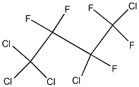 1,1,1,3,4-ペンタクロロ-2,2,3,4,4-ペンタフルオロブタン 化学構造式