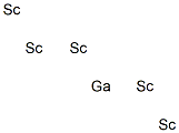 ペンタスカンジウム-ガリウム 化学構造式