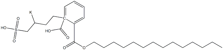 Phthalic acid 1-tetradecyl 2-(3-potassiosulfobutyl) ester